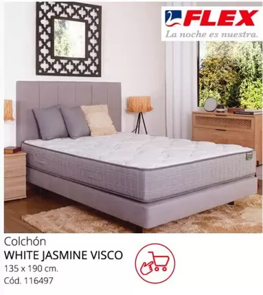 Oferta de White - Flex  Jasmine Visco en Conforama