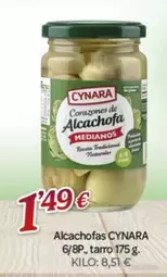 Oferta de Cynara - Alcachofas por 1,49€ en Alsara Supermercados