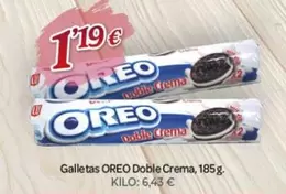 Oferta de Oreo - Galletas Dopla Crema por 1,19€ en Alsara Supermercados