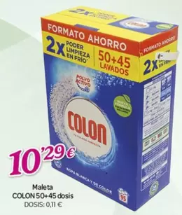 Oferta de Colon - Maleta 50+45 Dosis por 10,29€ en Alsara Supermercados