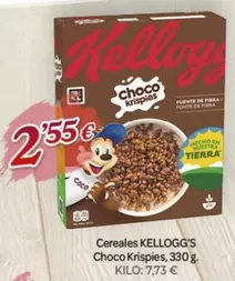 Oferta de Kellogg's - Cereales Choco Krispies por 2,55€ en Alsara Supermercados