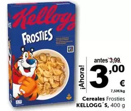 Oferta de Kellogg's - Cereales Frosties por 3€ en Masymas