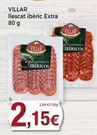 Oferta de Villar - Ilescat Iberic Extra por 2,15€ en Keisy