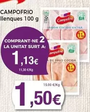 Oferta de Campofrío - Llenques por 1,5€ en Keisy