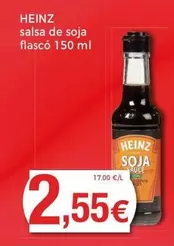 Oferta de Heinz - Salsa De Soja Flasco por 2,55€ en Keisy