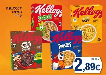 Oferta de Kellogg's - Cereales por 2,89€ en Keisy