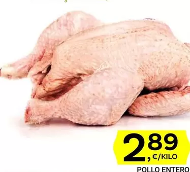 Oferta de Pollo Entero por 2,89€ en Supermercados Dani