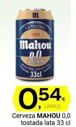 Oferta de Mahou - Cerveza 0,0 Tostada por 0,54€ en Supermercados Dani