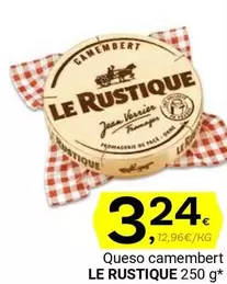 Oferta de Le Rustique - Queso Camembert por 3,24€ en Supermercados Dani