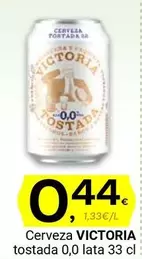 Oferta de Victoria - Cerveza Tostada 0,0 por 0,44€ en Supermercados Dani