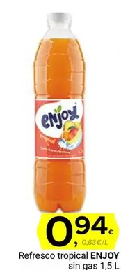 Oferta de Enjoy - Refresco Tropical Sin Gas por 0,94€ en Supermercados Dani