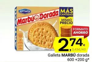 Oferta de Marbú - Galleta Dorada por 2,74€ en Supermercados Dani