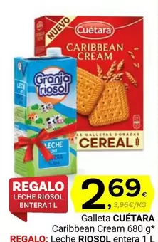 Oferta de Cuétara - Galleta Caribbean Cream por 2,69€ en Supermercados Dani