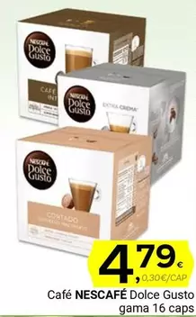 Oferta de Nescafé - Cafe Dolce Gusto Gama 16 Caps por 4,79€ en Supermercados Dani