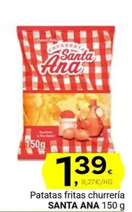 Oferta de Santa Ana - Patatas Fritas Churreria por 1,39€ en Supermercados Dani