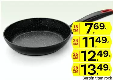 Oferta de Titan - Sartén  Rock por 7,69€ en Supermercados Dani