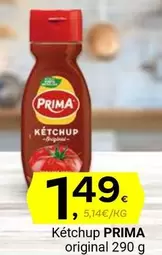 Oferta de Prima - Ketchup Original por 1,49€ en Supermercados Dani