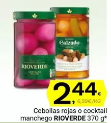 Oferta de Rioverde - Cebollas Rojas O Cocktail Manchego por 2,44€ en Supermercados Dani