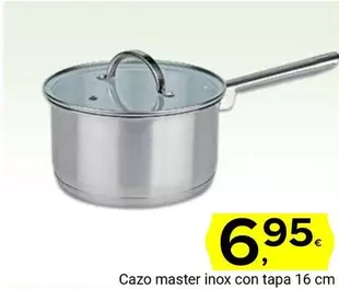 Oferta de Cazo Master Inox Con Tapa 16 Cm por 6,95€ en Supermercados Dani