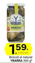 Oferta de Ybarra - Brocoli Al Natural por 1,59€ en Supermercados Dani