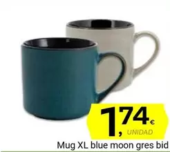 Oferta de Blue - Mug Xl Blue Moon Gres Bio por 1,74€ en Supermercados Dani