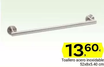 Oferta de Toallero Acero Inoxidable por 13,6€ en Supermercados Dani