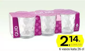 Oferta de Quid - Vasos Kata por 2,14€ en Supermercados Dani