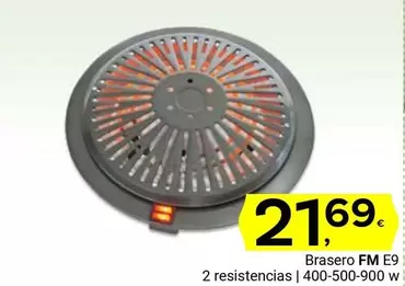 Oferta de Fm - Brasero E9 por 21,69€ en Supermercados Dani