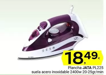 Oferta de Jata - Plancha PL225 por 18,49€ en Supermercados Dani