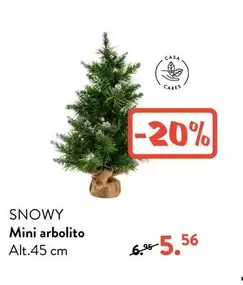 Oferta de Snowy - Mini Arbolito por 5,56€ en Casa