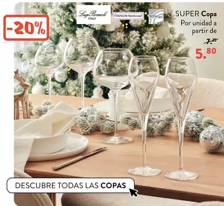 Oferta de Bormioli - Super Copa por 5,8€ en Casa