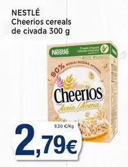 Oferta de Nestlé - Cheerios Cereals De Civada por 2,79€ en Supermercats Jespac