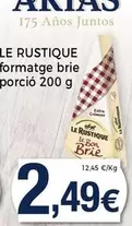 Oferta de Bon - Formatge Brie Porcio por 2,49€ en Supermercats Jespac