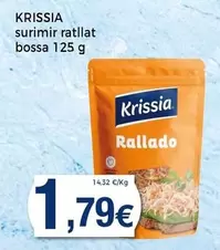 Oferta de Krissia - Surimi Ratllat Bossa por 1,79€ en Supermercats Jespac