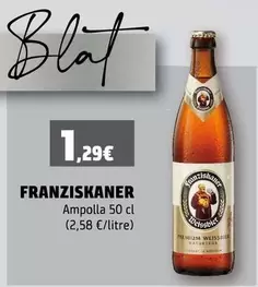 Oferta de Franziskaner - Ampolla por 1,29€ en Supermercats Jespac