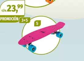 Oferta de Skateboard Fun Rosa por 23,99€ en Müller