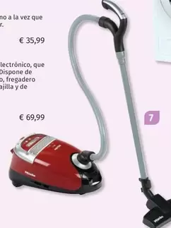 Oferta de Aspirador, Rojo por 35,99€ en Müller