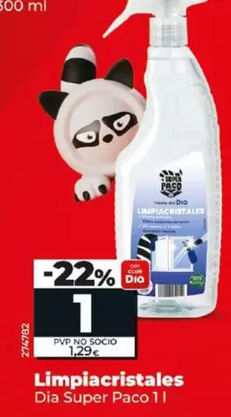 Oferta de Dia Super Paco - Limpiacristales por 1€ en Dia