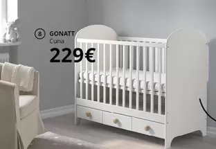 Oferta de Gonatt - Cuna por 229€ en IKEA