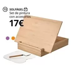 Oferta de Solfagel Set De Pintura Con Accesorios por 17€ en IKEA