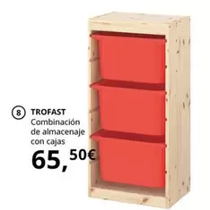 Oferta de Trofast - Combinacion De Almacenaje Con Cajas por 65,5€ en IKEA