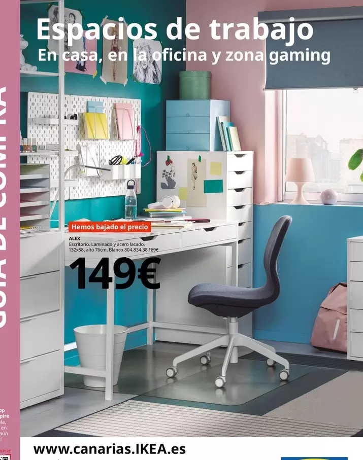 Oferta de Gaming - En Casa En La Oficina Y Zona Gaming por 149€ en IKEA