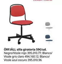 Oferta de Blanco - Silla Giratoria por 59€ en IKEA