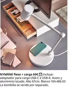 Oferta de Blanco - Nyman Flexo + Carga 60€ por 60€ en IKEA