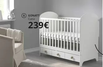 Oferta de Gonatt - Cuna por 239€ en IKEA