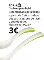 Oferta de Bebé - BORJA por 3€ en IKEA