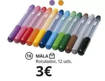 Oferta de Mala - Rotulador por 3€ en IKEA