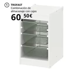 Oferta de Trofast - Combinación De Almacenaje Con Cajas por 60,5€ en IKEA