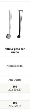 Oferta de Krille - Pata Con Rueda por 10€ en IKEA