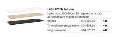 Oferta de Lagkapten - Tablero por 44€ en IKEA